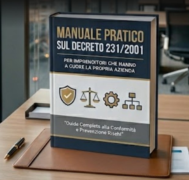 🟠“Il 231 “semplice”. La responsabilità degli enti spiegata agli imprenditori. Come proteggere impresa, patrimonio e reputazione con strumenti concreti e operativi. Manuale pratico sul D.Lgs. 231/2001. Senza tecnicismi inutili.”