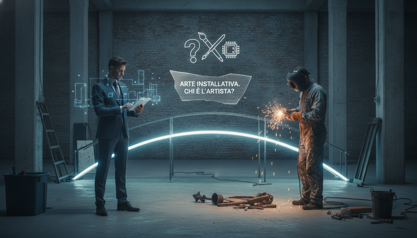 🟠 Arte installativa. Chi è l’artista tra ideatore e realizzatore?_di Gianluca Liut_17.06.2026