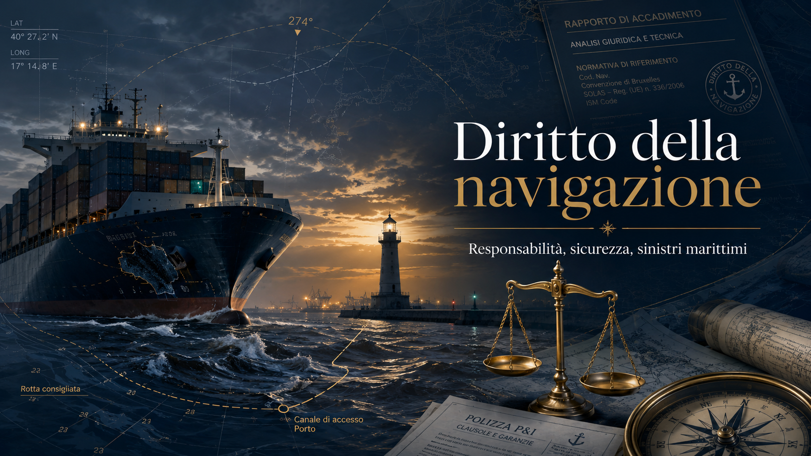 🟠​ Diritto della navigazione e sinistri marittimi: quando il mare entra nel diritto_di Gianluca Liut_8.06.2026